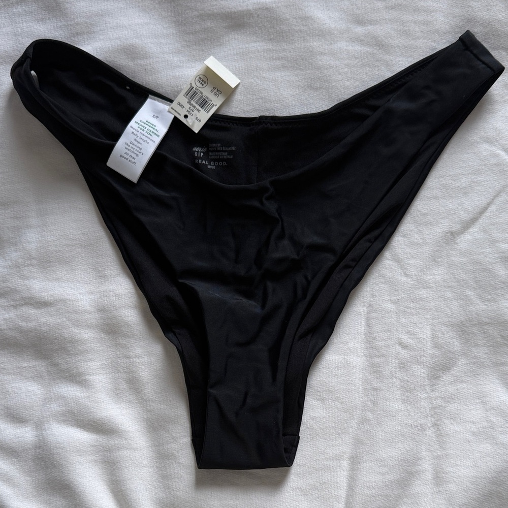 Aerie Black Bikini Bottom